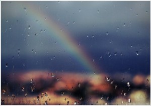 Cloudy Day Rainbow